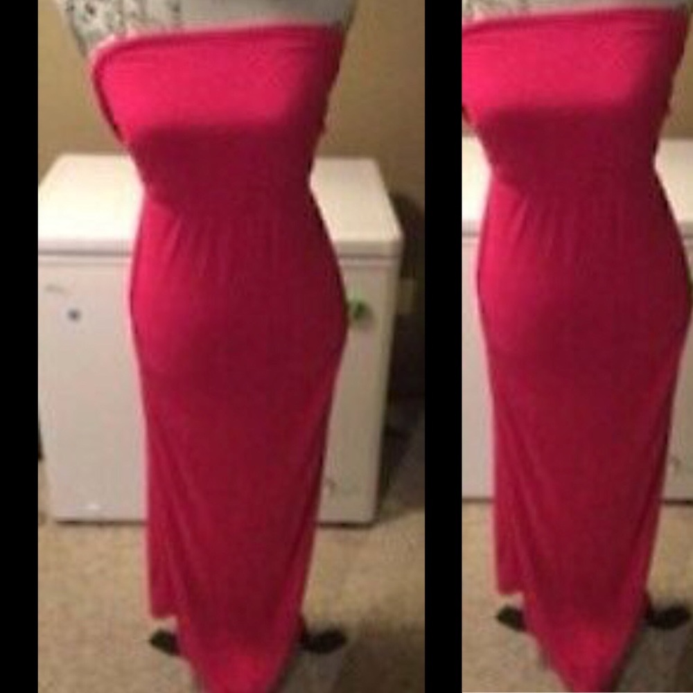 Maxi tube top dress